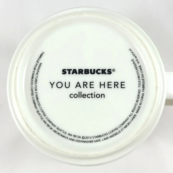 Starbucks Edmonton YOU ARE  HERE Collection Coffee Tea Mug 14 OZ - Picture 7 of 9